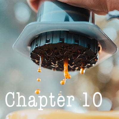 Aeropress espresso Making