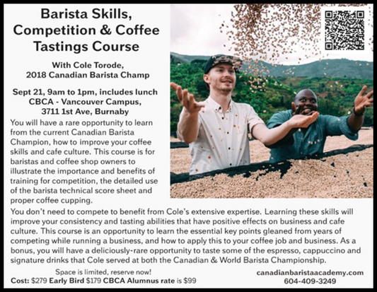 Guest Teacher at Barista Academy