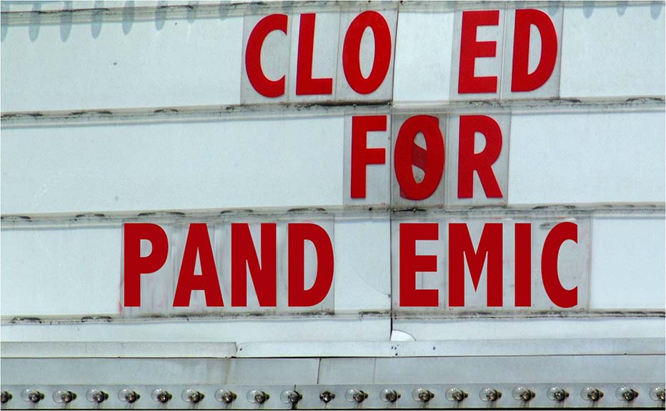 Closed Sign due to COVID