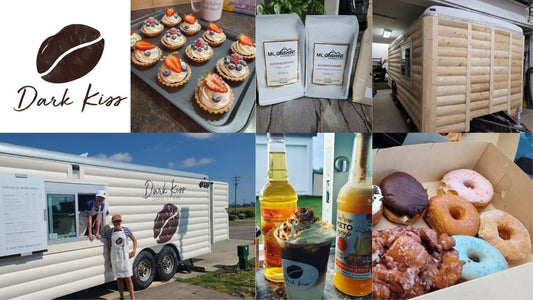 dark kiss leduc coffee take out trailer donuts