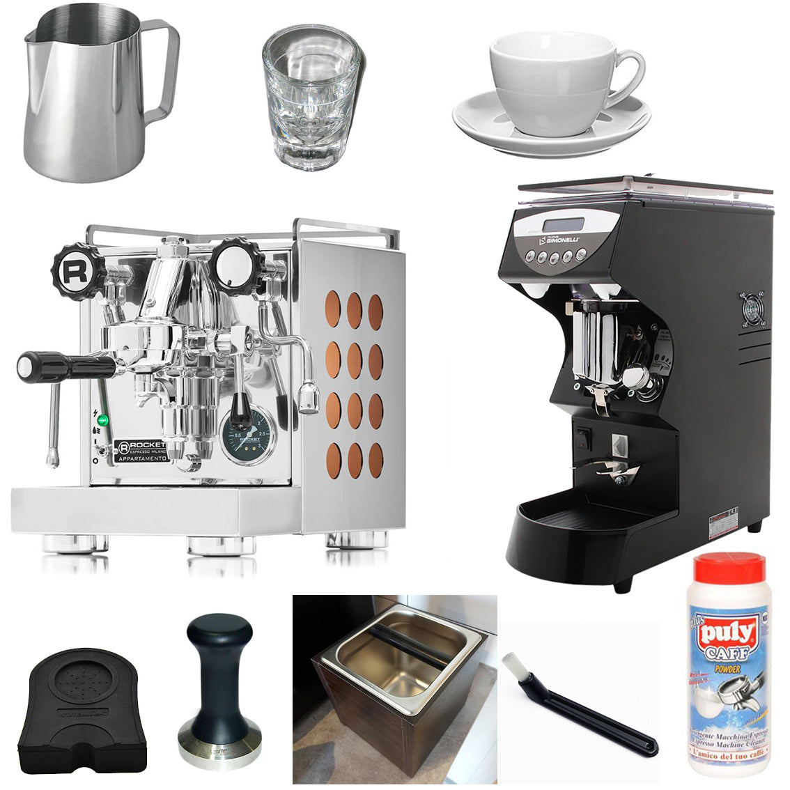 Home Barista Kit ( Rocket + Mythos )