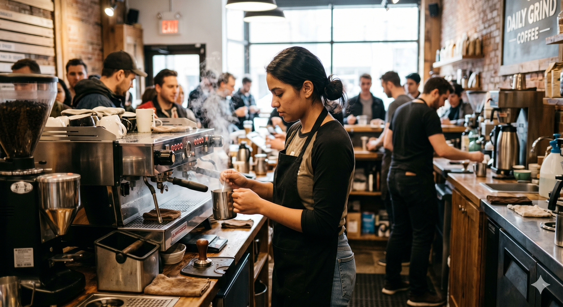 barista working 
