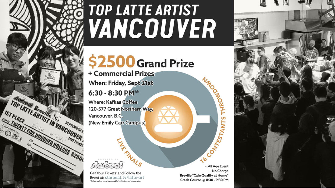 1st Top Latte Artist Vancouver Competition