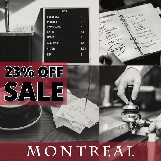 Coffee Business and Barista Training Bundle (4days) - Montreal