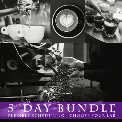 Coffee Roasting and Barista Training Bundle (5days) - Flexible Scheduling