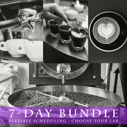 Coffee Roasting, Business and Barista Training Bundle (7days) - Flexible Scheduling