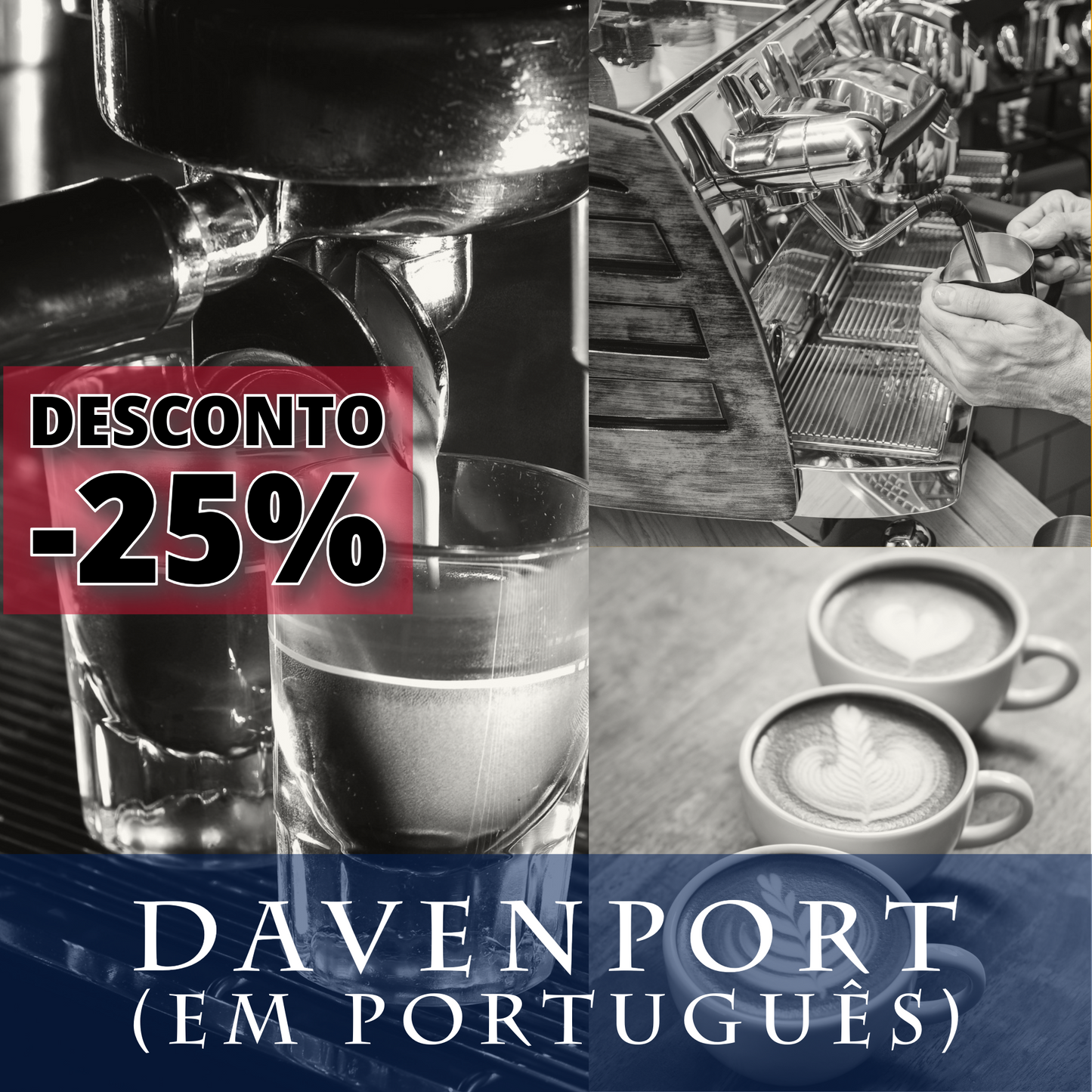 Pacote Formação Completa de Barista (2 dias) - Davenport (em português)