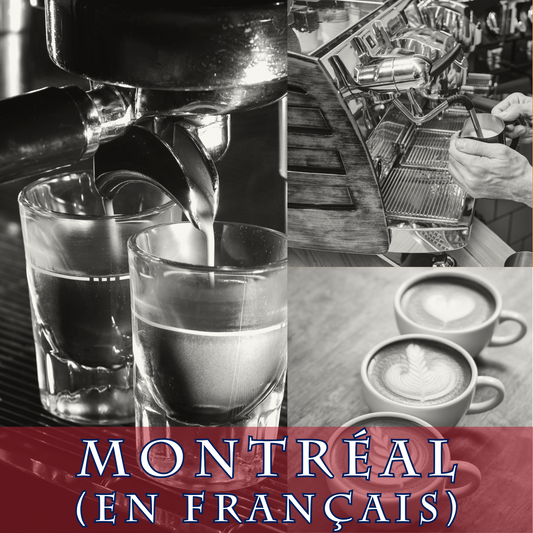 Forfait Formation Complète de Barista (2 jours) - Montréal (en français)