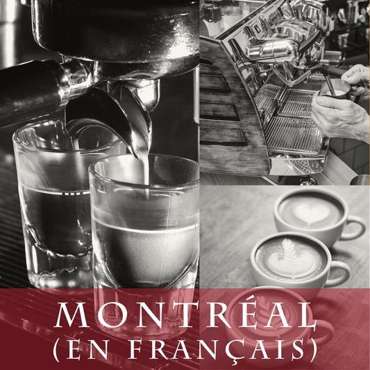 Forfait Formation Complète de Barista (2 jours) - Montréal (en français)